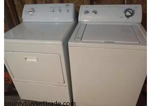 Kenmore Elite dryer &  Whirlpool washer